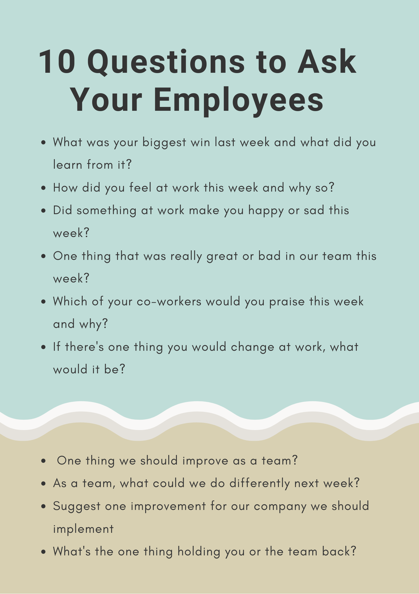 Questions to Ask Your Employees - Weekdone