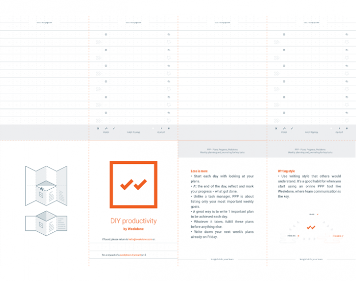 print productivity notebook