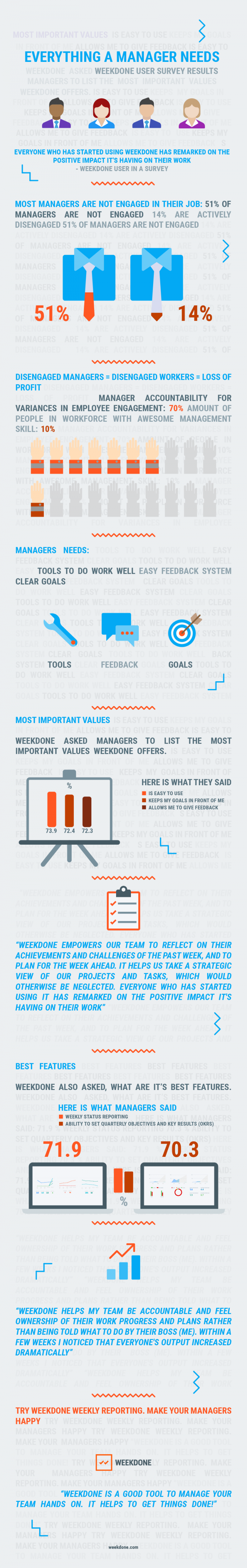 Weekdone manager survey