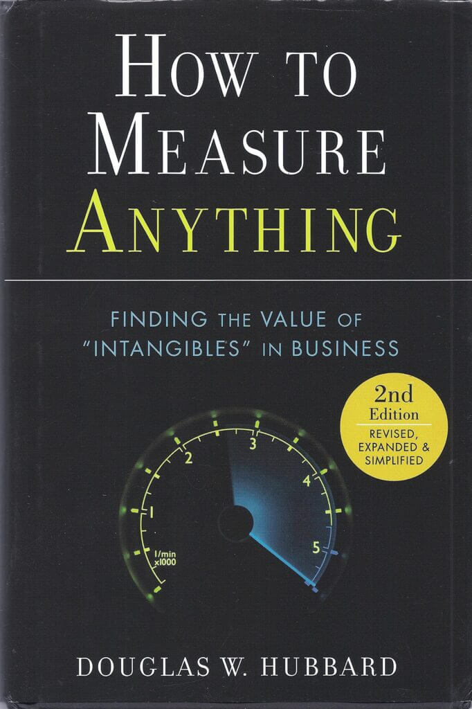 How to Measure Anything - Douglas Hubbard OKR Book
