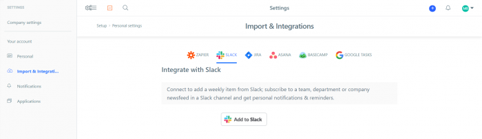 Improve Productivity with Weekdone Slack Integration - Weekdone