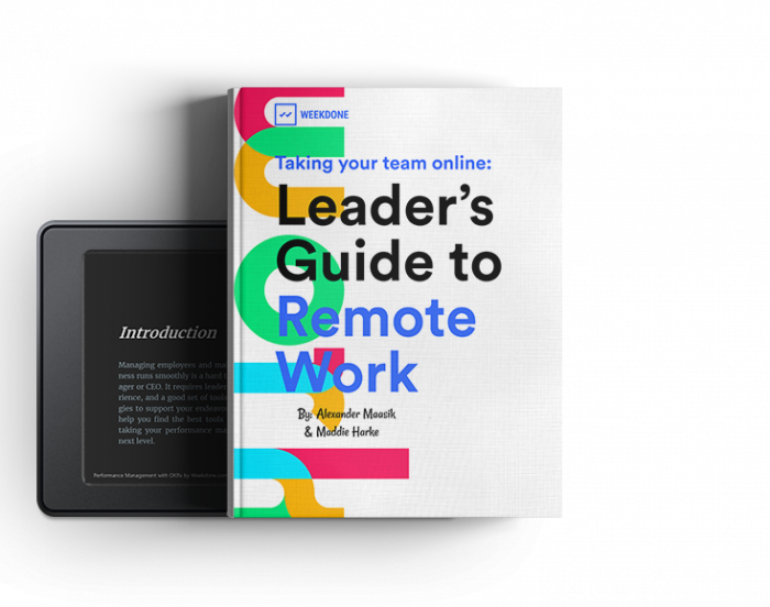 remote work ebook by Weekdone
