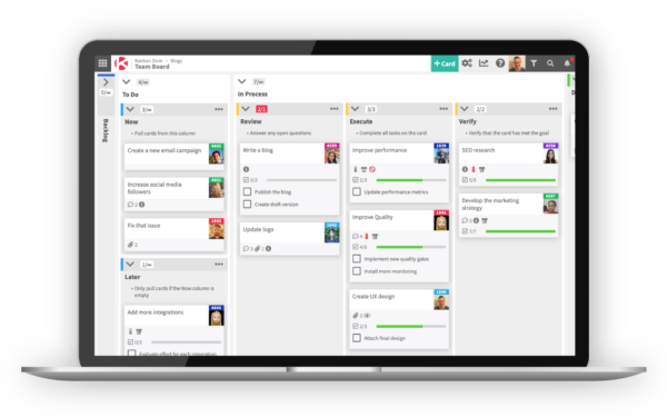 KanbanZone project management software