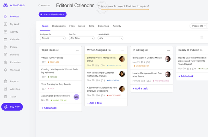 activecollab team task management software