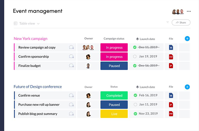 monday team task management software