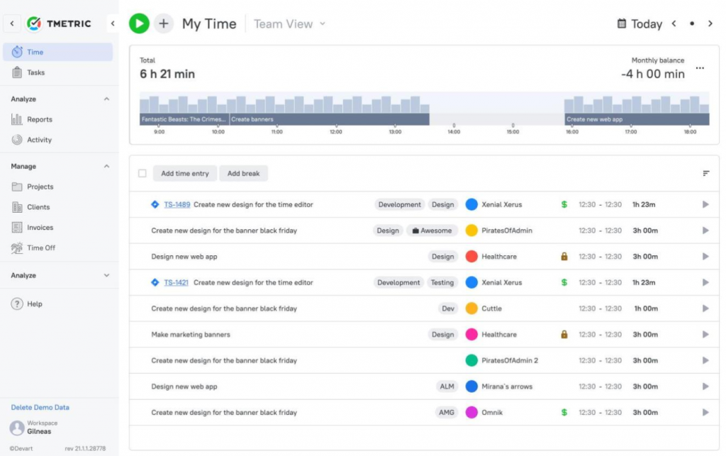 Time Management with TMetric