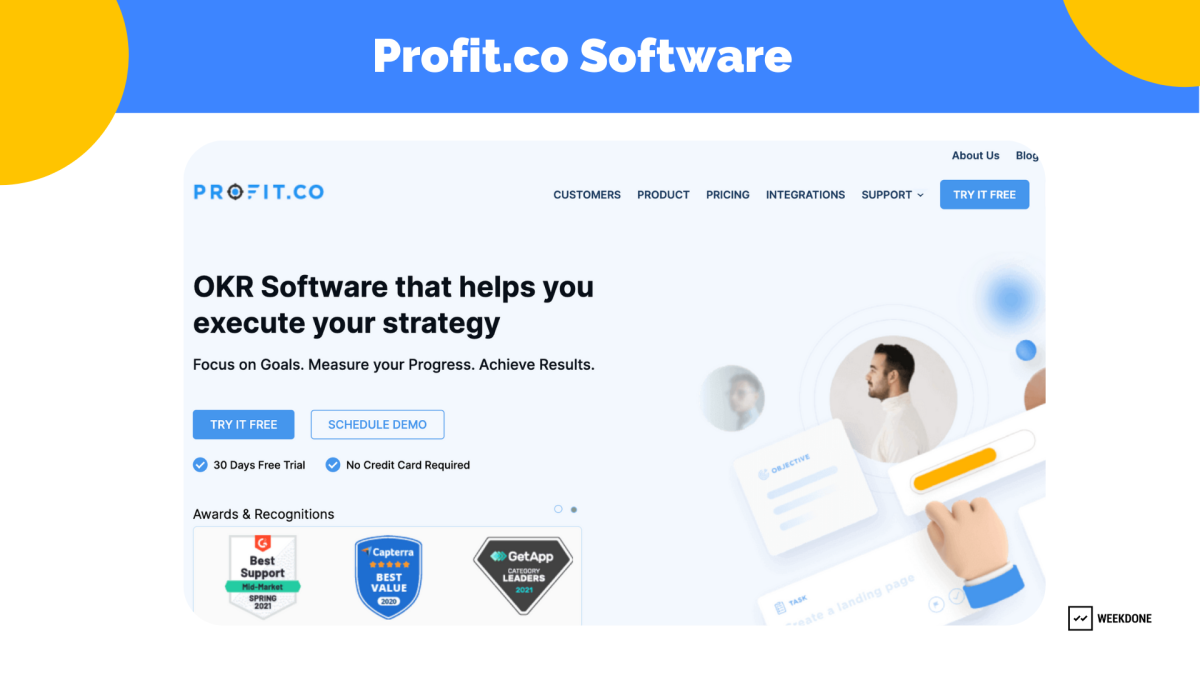 20 Best OKR Software: The Buying Guide 2022 — Weekdone Blog