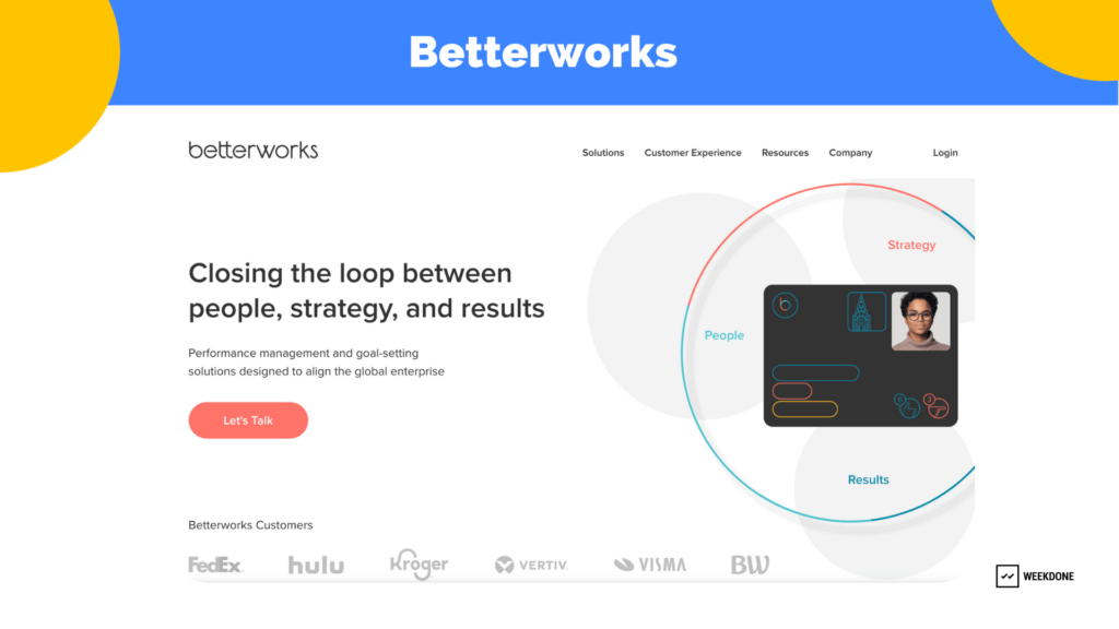 Goal-setting software: Betterworks