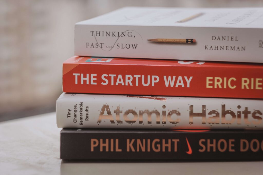 Startup books - image from Unsplash