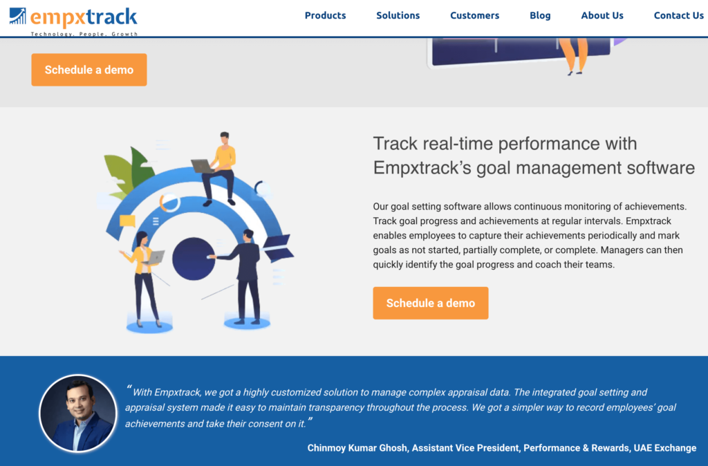 Empxtrack for HR professionals and goal tracking 