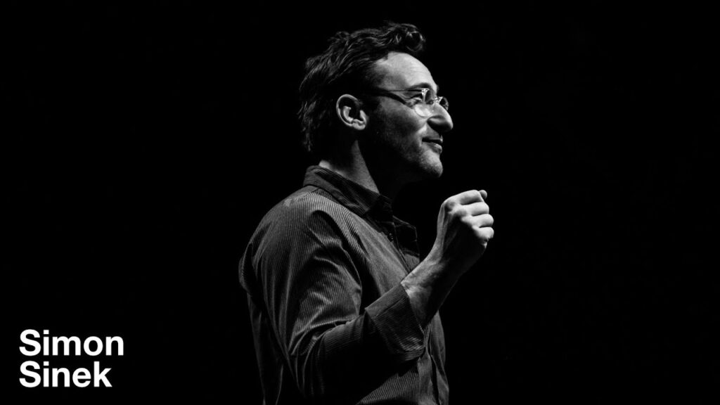 A picture of Simon Sinek, the author whose speech this article follows