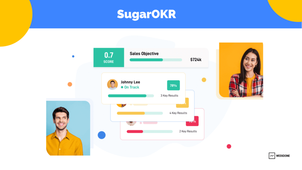 SugarOKR Software - One of the best free OKR tools  