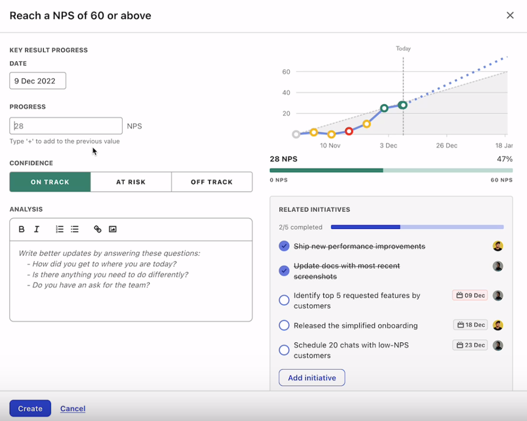 Tability - Add Confidence Scores to OKRs