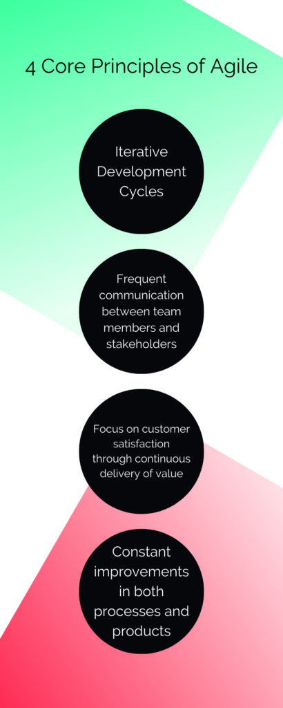 agile core principles infographic