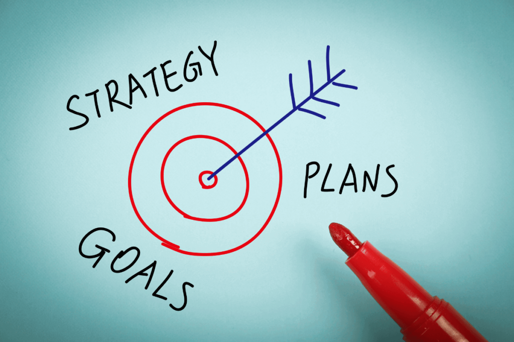 Newsletter Share Goals vs Strategy Weekdone